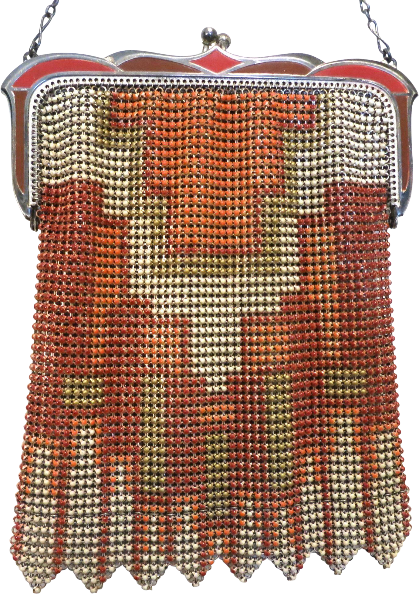 Vintage Mesh Purse Whiting Davis Flapper Bag Circa - Shoulder Bag (1958x1958), Png Download