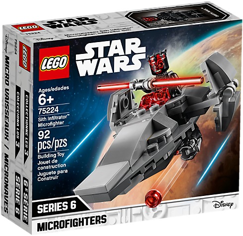 Sith Infiltrator™ Microfighter - Lego Star Wars (800x600), Png Download