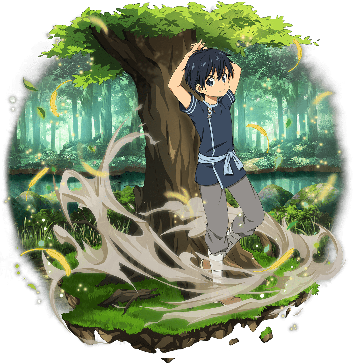[innocent Curiosity] - Sao Alicization Kirito As Child (1500x1500), Png Download