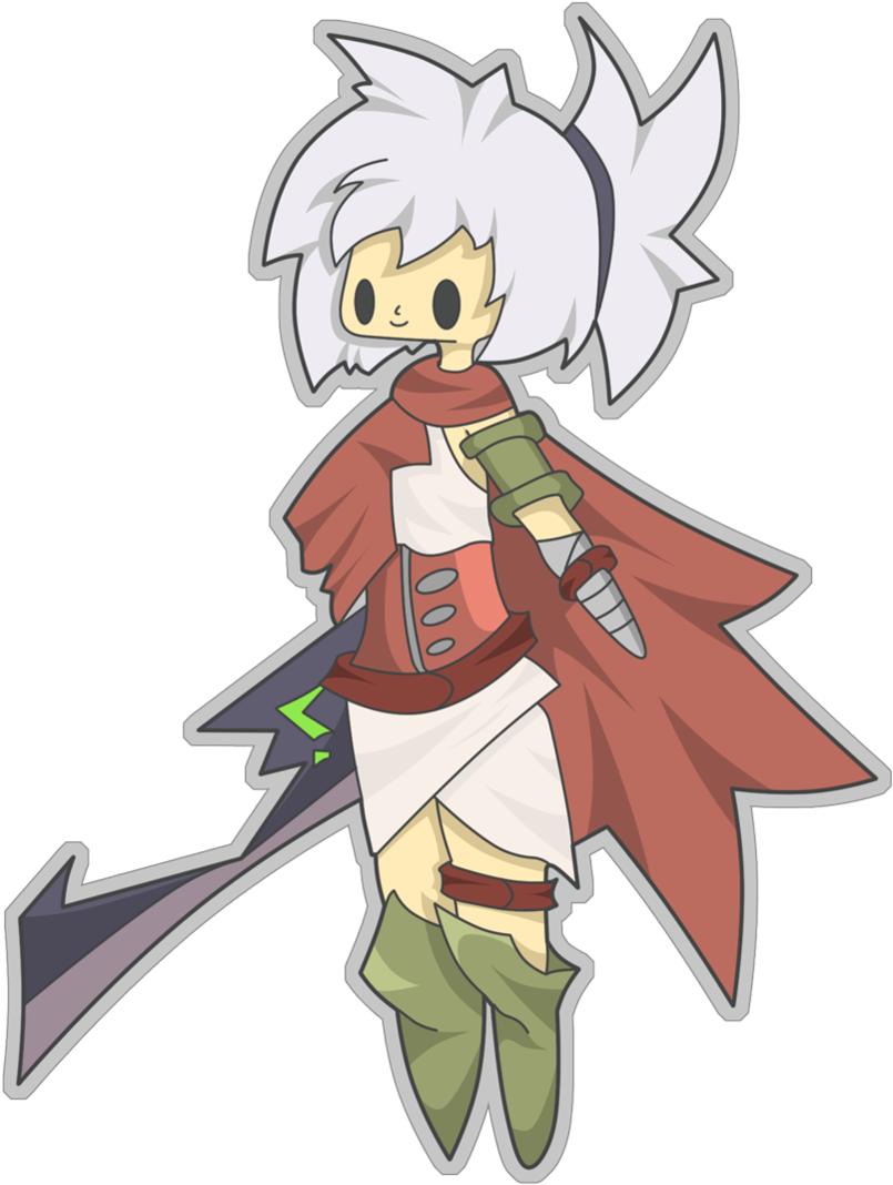 Riven League Of Legends Mini By Pixelbark-d4nq5n3 - Riven League Of Legends Chibi (900x1236), Png Download