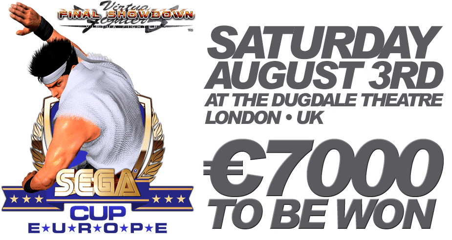 Segacup Europe 2013 Banner - Virtua Fighter 5 Final Showdown (934x520), Png Download