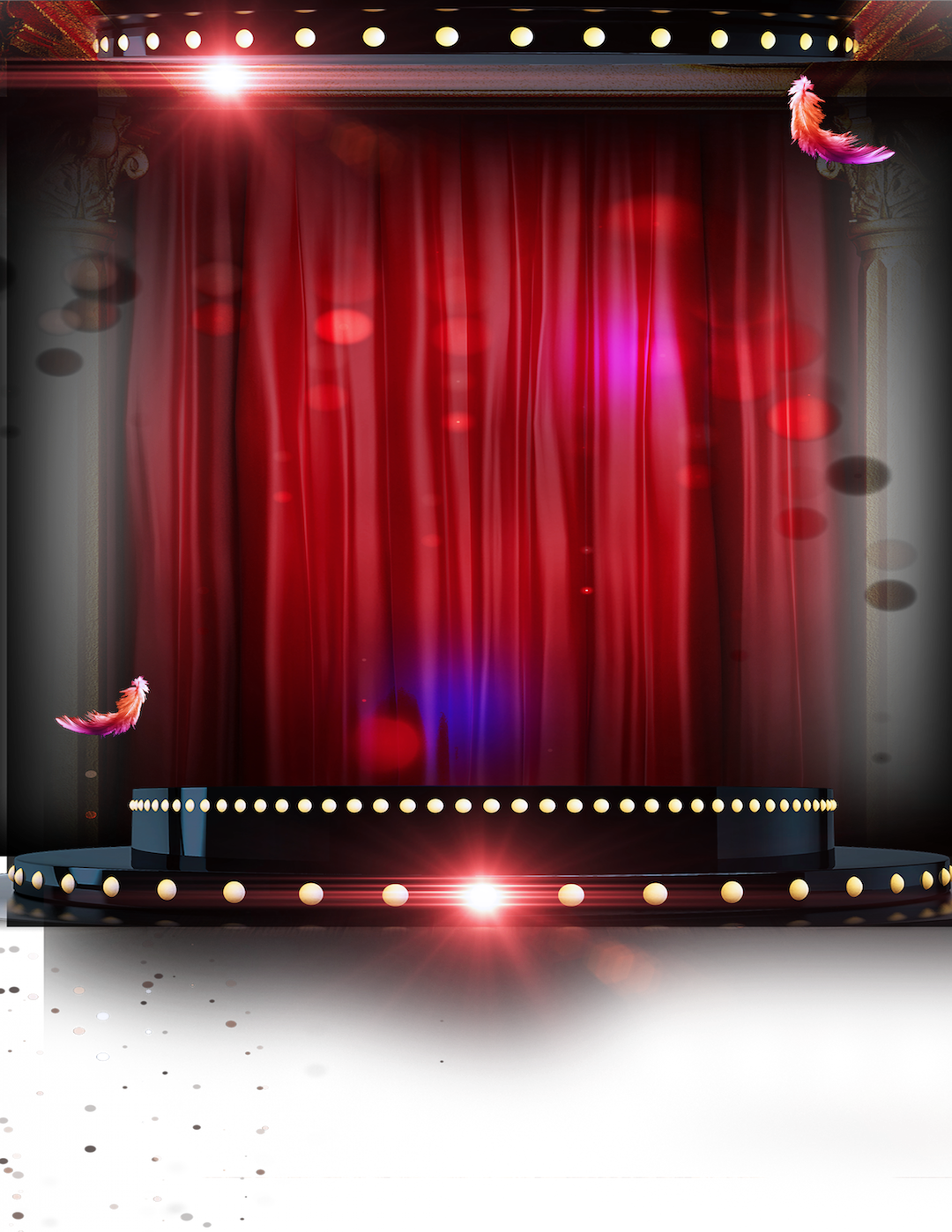 Dancing With The Charlotte - Transparent Empty Theatre Png (1080x1398), Png Download