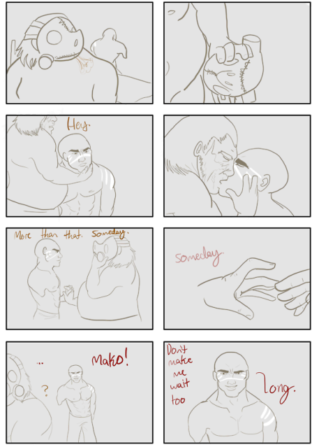 Obligatory Valentine's Day Comic, One Day Late Because - Sketch (500x707), Png Download