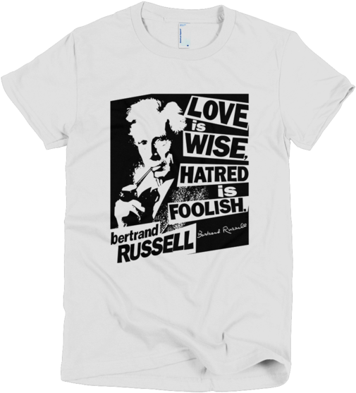 Bertrand Russell T Shirt (600x600), Png Download