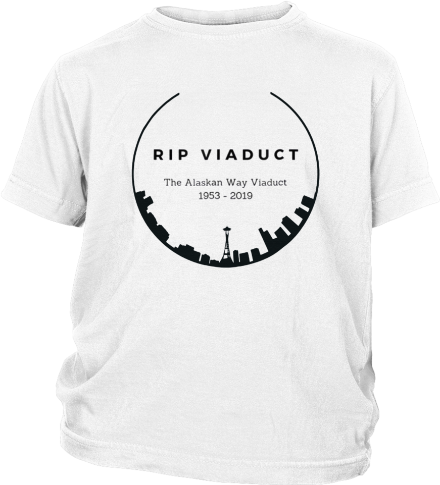 Rest In Peace Alaskan Way Viaduct Seattle Skyline Rip - Queens Are Born In August - Black Afro Word Art Natural (960x960), Png Download