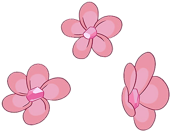 Flower Pink Gem Pinkgems Stevenuniverse Interes Report - Pink Diamond Shards Steven Universe (732x550), Png Download