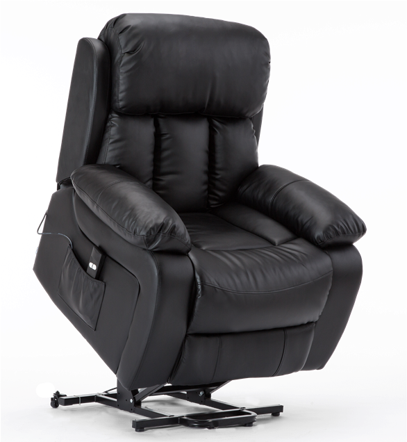 Salisbury Rise Recliner Chair With Massage And Heat - Chair (1270x635), Png Download