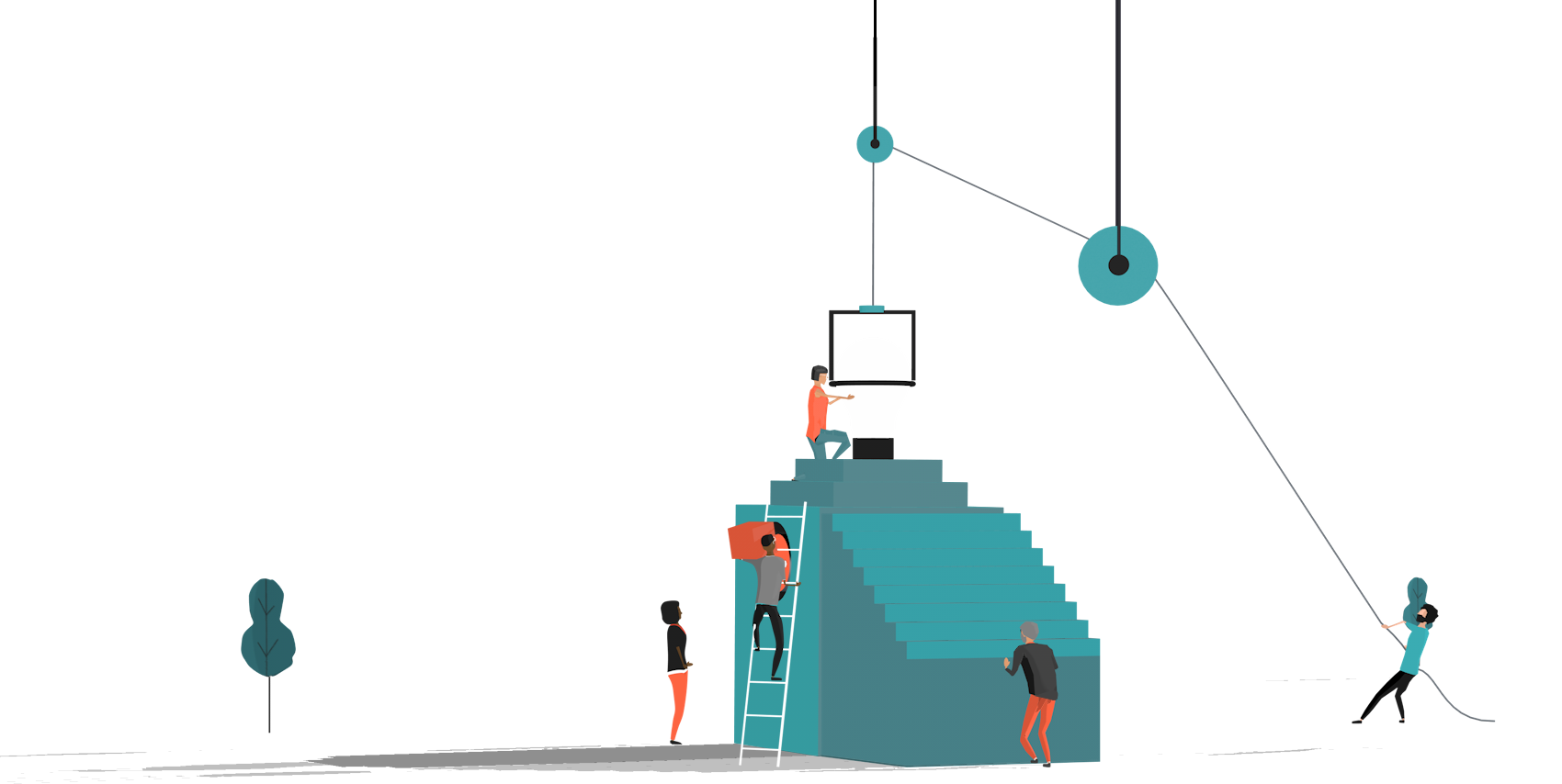 Solve Challenges With Twice The Impact In Half The - Illustration (1700x854), Png Download