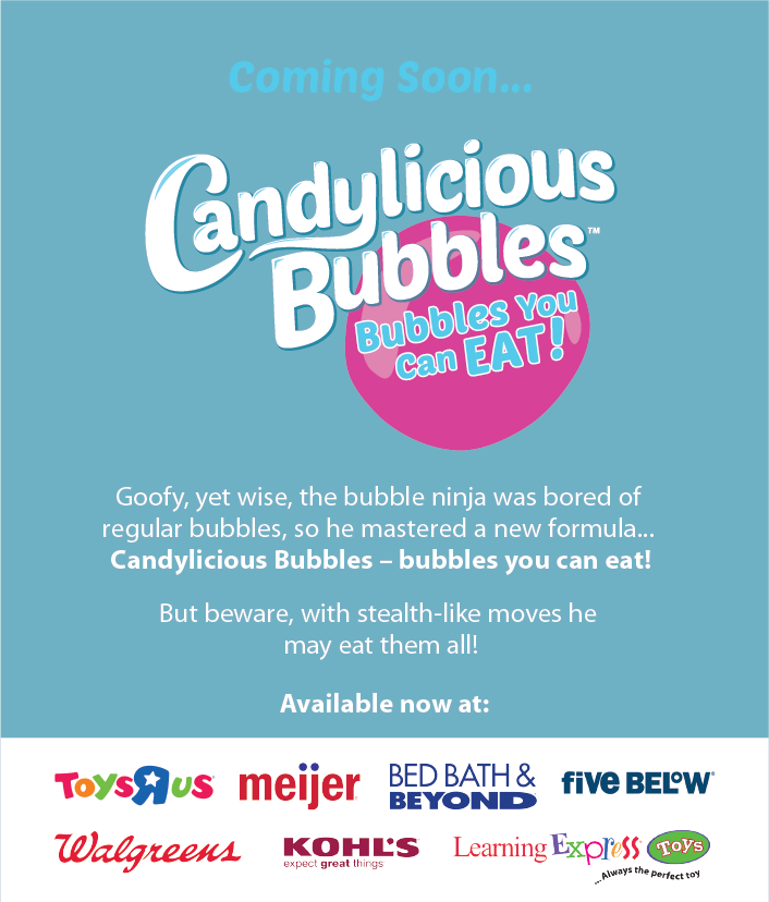 Goofy, Yet Wise, The Bubble Ninja Was Bored Of Regular - Little Kids Candylicious Bubble Bandit (706x828), Png Download