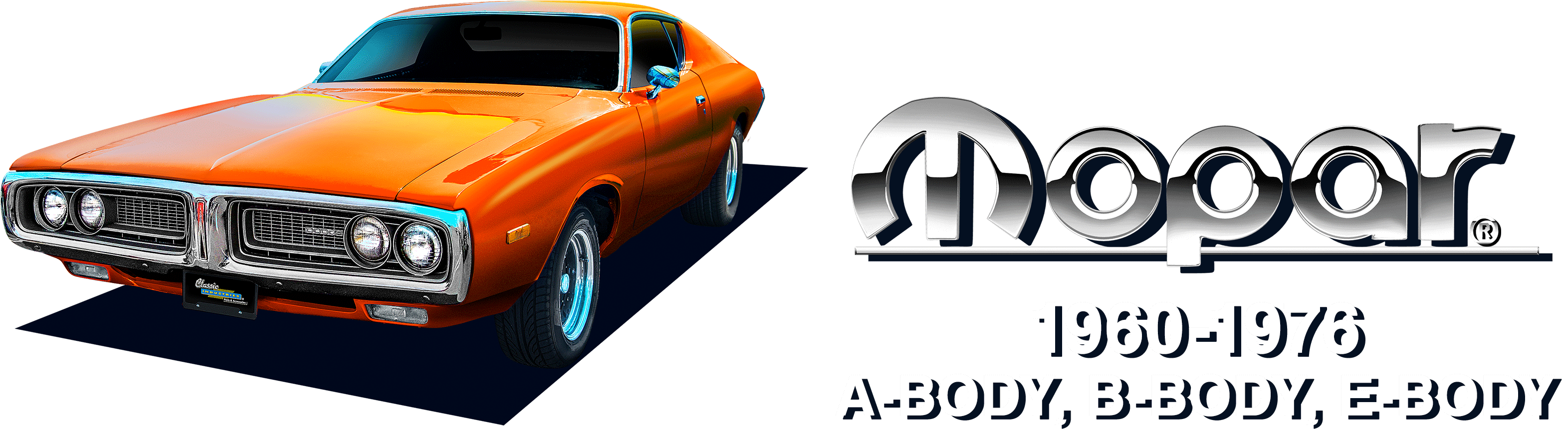 Mopar 1960 1976 A Body, B Body, E Body - Ford Torino (3144x1125), Png Download