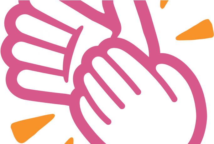 Petersburg Community Thanksgiving Service Message From - Clapping Hands Black And White (690x460), Png Download