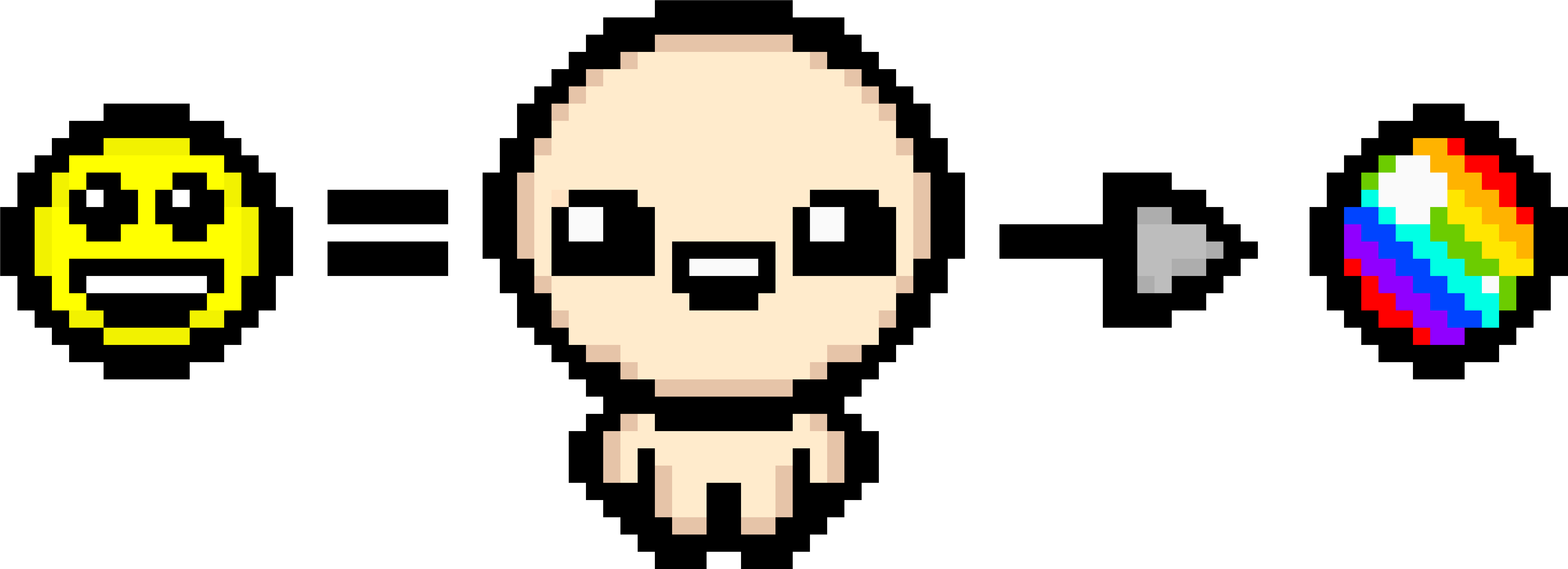 The Binding Of Isaac - Binding Of Isaac Rebirth Personnage (9630x3420), Png Download