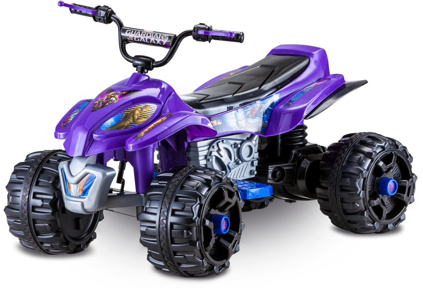 Guardians Of The Galaxy Large Atv - Kidtrax Caterpillar Atv 12 Volt Powered Ride (900x600), Png Download