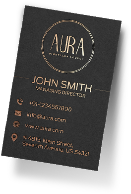 Vertical Business Card - Chocolate (925x738), Png Download