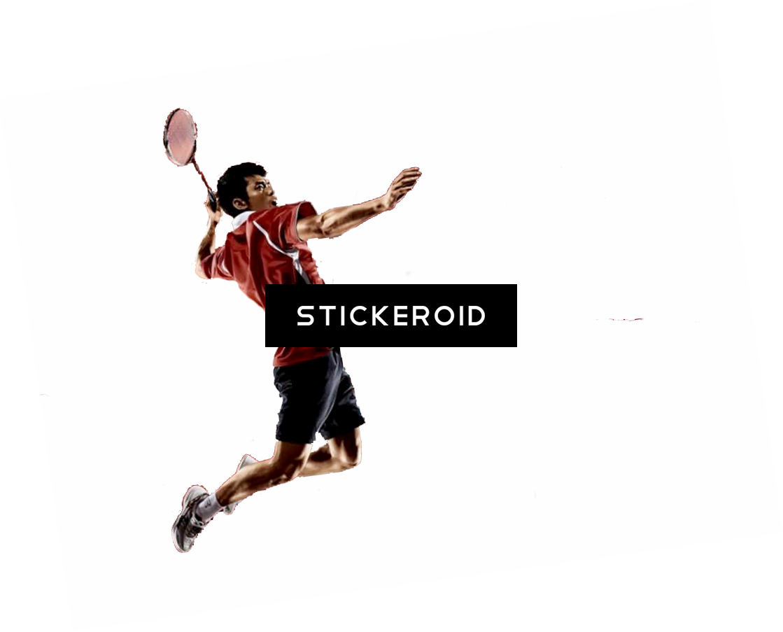 Badminton Player - Indian Badminton Player Smash All (1119x903), Png Download