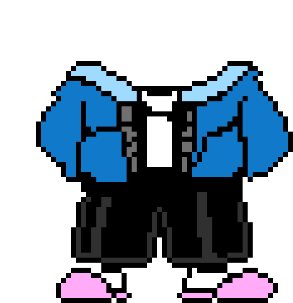 Sans Without A Head - Murder Sans Pixel Art (730x680), Png Download