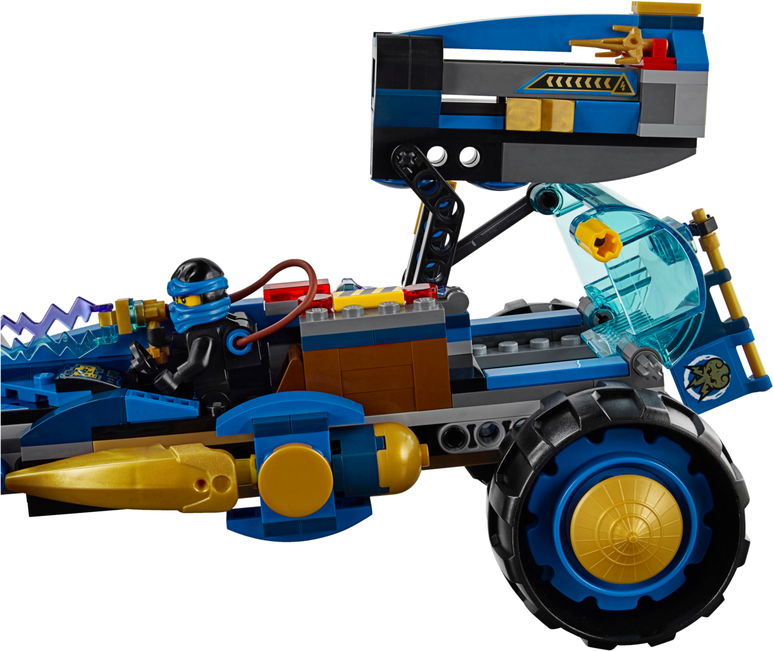 70731 4 - Lego Ninjago Jay Walker One (2000x1501), Png Download