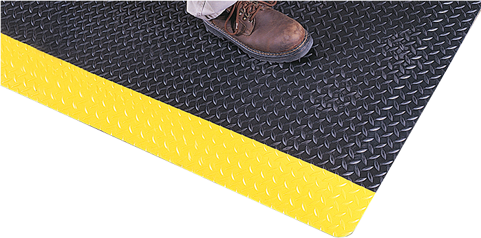 Brady Chequer Plate Ultrasoft Mat 900x1500mm Black - Rebate Plane (800x800), Png Download