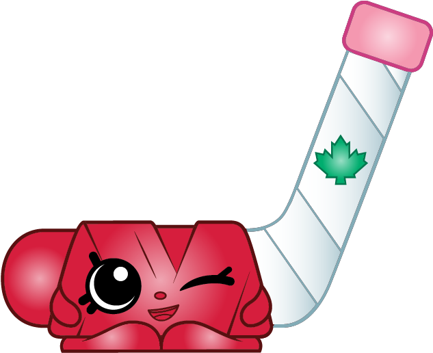 Shopkins Season - Hockey Stick (834x834), Png Download