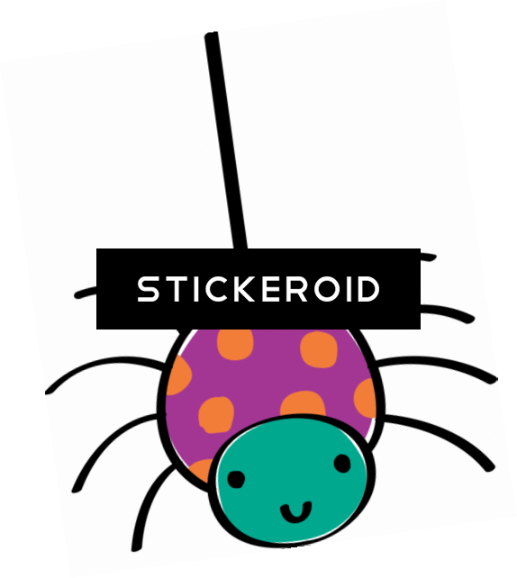 Cute Spider - Clipart Of A Cute Spider (574x642), Png Download