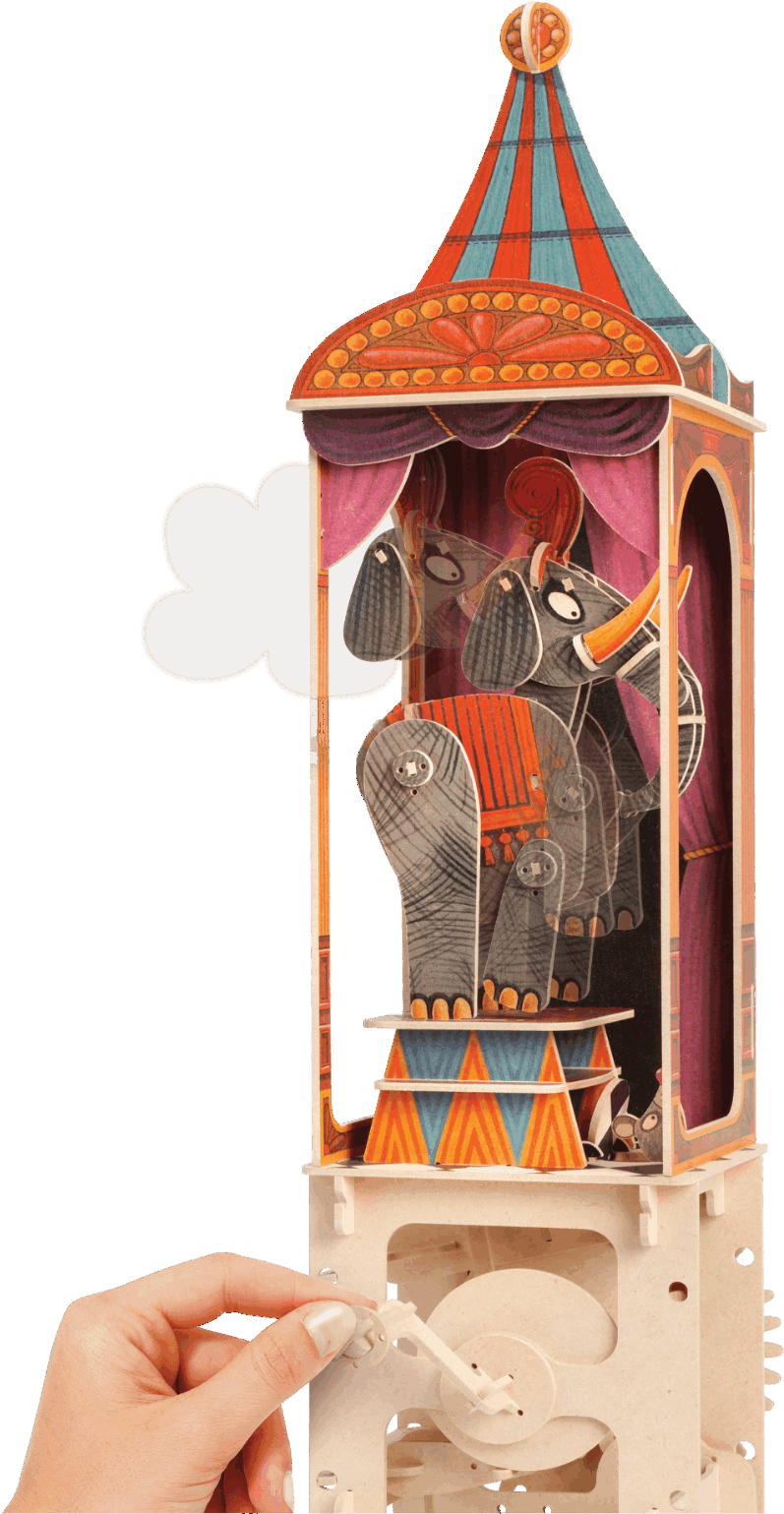 Circus - Elephant - Circus (1030x1538), Png Download