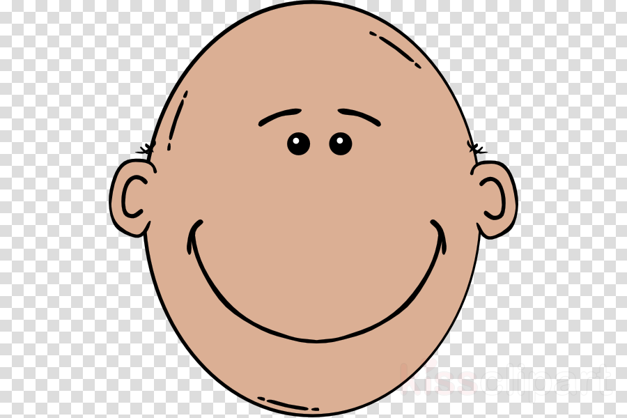 Bald Man Clipart (900x600), Png Download