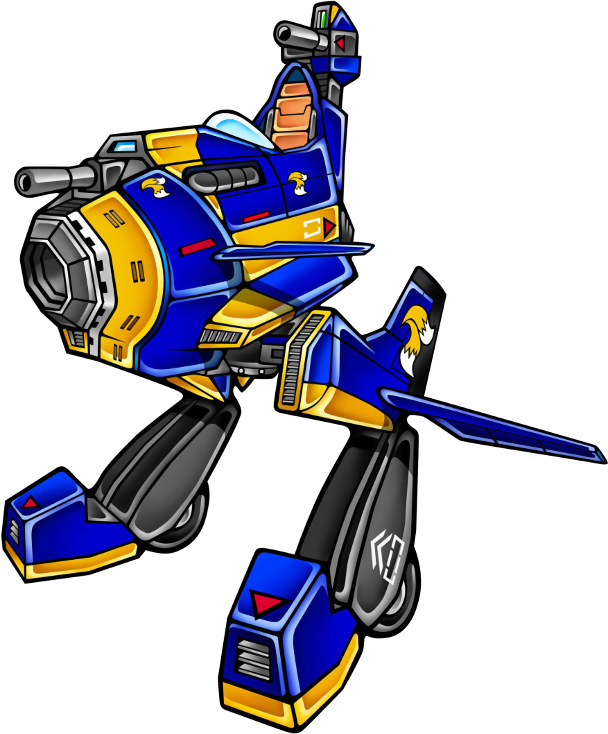 Cyclone - Sonic Adventure 2 Tails Mech (880x1064), Png Download