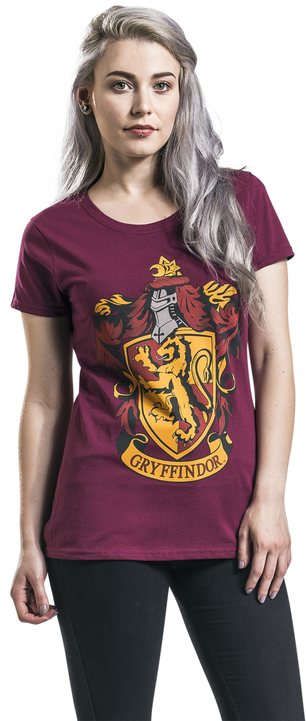 Null Gryffindor Crest Burgundy T-shirt 331867 Nrhcsjh - Harry Potter Hogwarts Mystery Bandera (770x1500), Png Download
