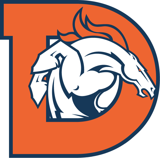 Newbroncs - Denver Broncos Full Logo (639x630), Png Download
