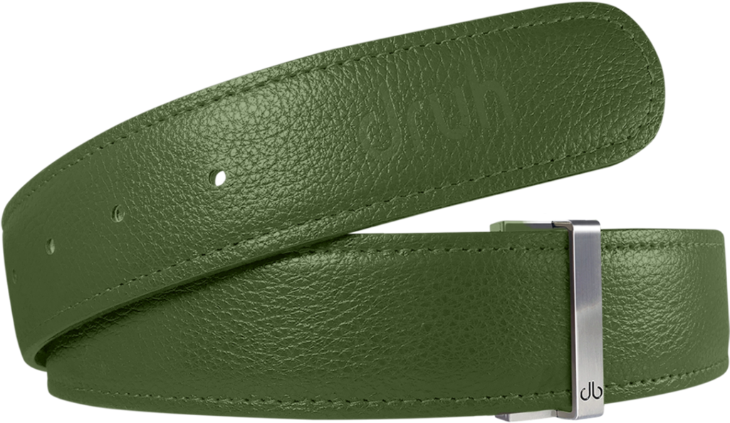 Green Full Grain Texture Leather Belt - Belt (1024x1024), Png Download