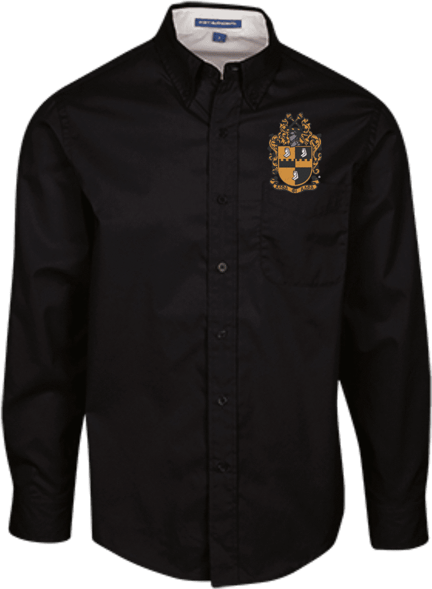 Alpha Phi Alpha Ls Dress Shirt - Shirt (1155x1155), Png Download
