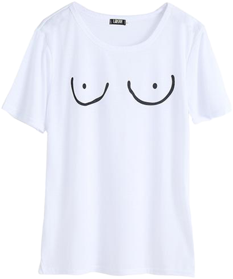 Load Image Into Gallery Viewer, Boob Doodle - Smiley (1000x1000), Png Download