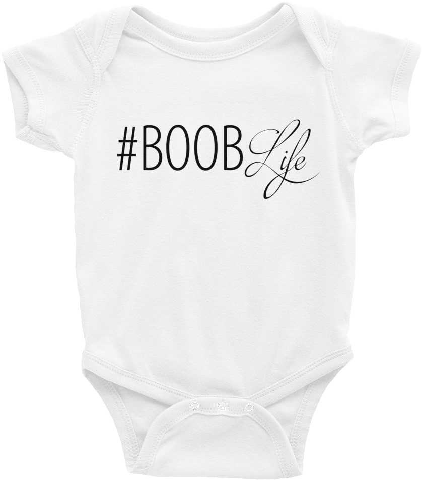 Boob Life Infant Bodysuit - Infant Bodysuit (1000x1000), Png Download