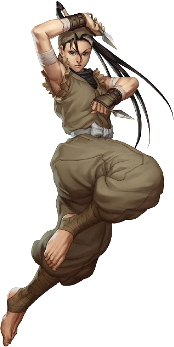 Street Fighter Iii 3rd Strike Ibuki (585x1167), Png Download