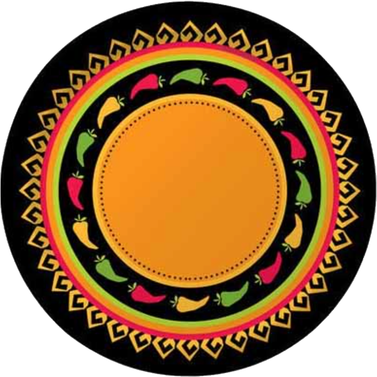 Fiesta Mexican Party Dinner Plates - Cinco De Mayo Plate (800x802), Png Download