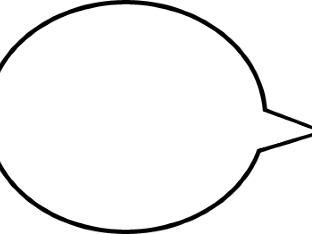 Comic Clipart Bubble Talk - Circle (640x480), Png Download