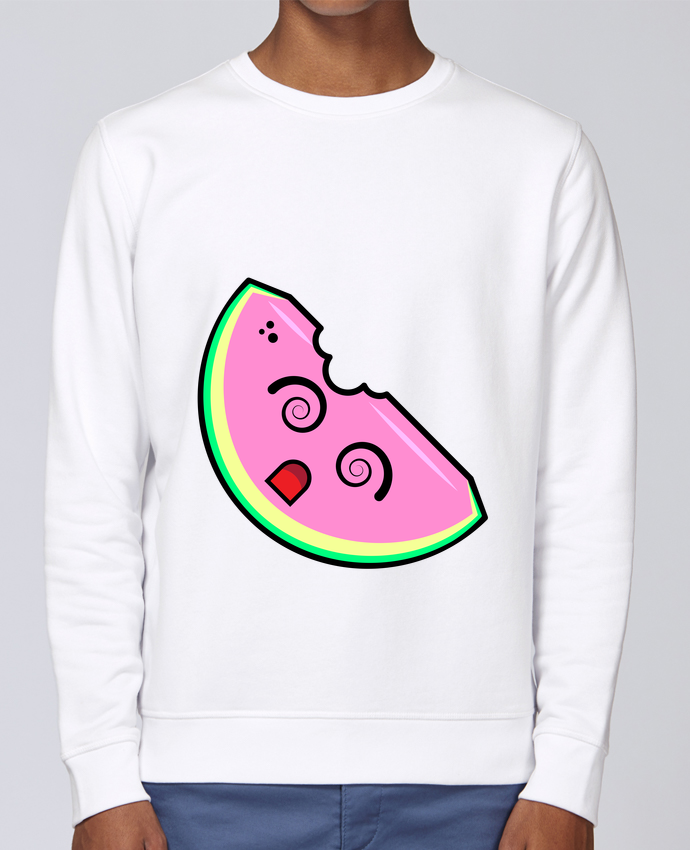 Sweat Col Rond Unisex Stanley Stella Rise Pastèque - Sweatshirt (690x850), Png Download