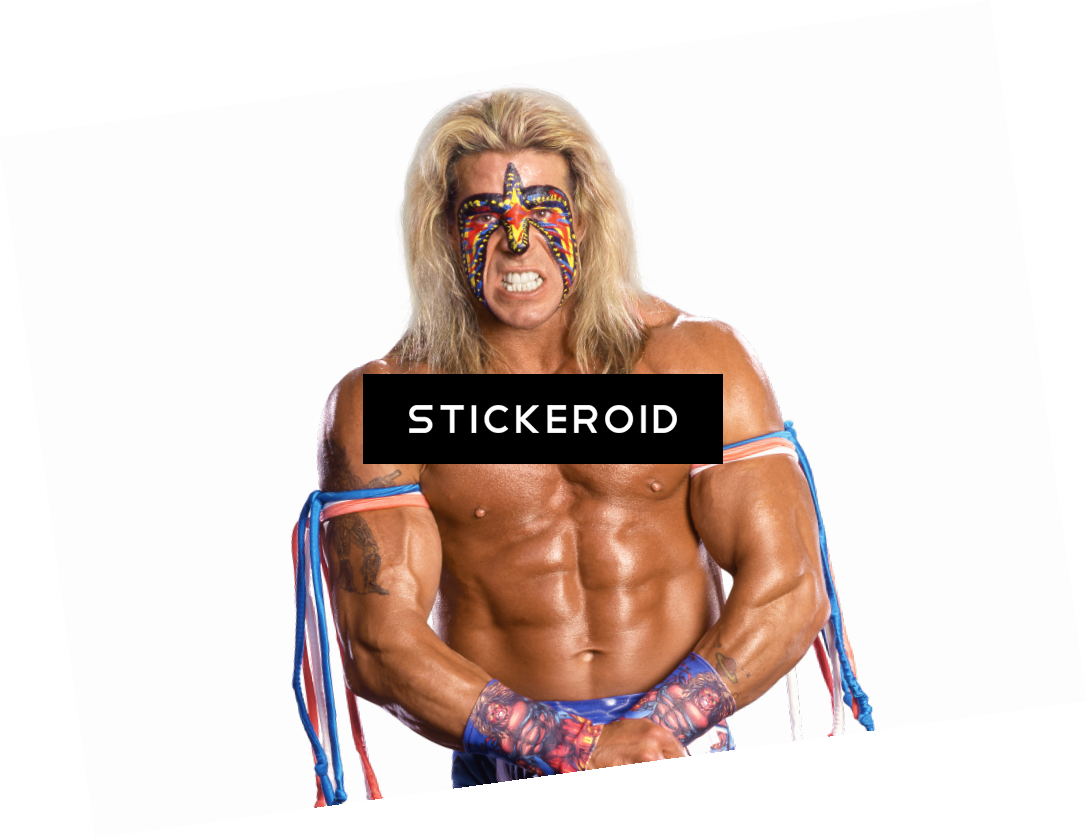 The Ultimate Warrior Wwe - Barechested (1087x839), Png Download