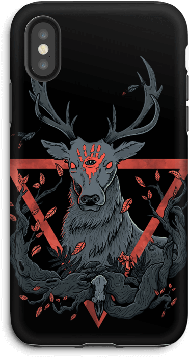 Deer Case Iphone X Tough - Iphone Xs (499x800), Png Download