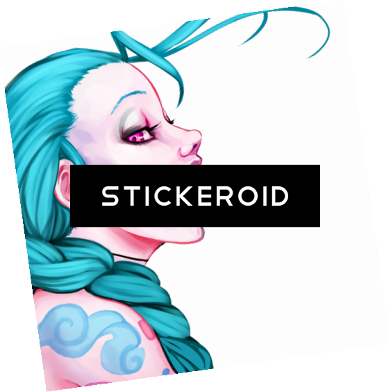 Jinx League Legends Of - Illustration (563x564), Png Download