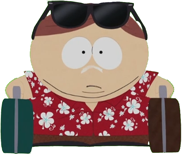 Hawaiian Foster Child Cartman - Eric Cartman (633x536), Png Download