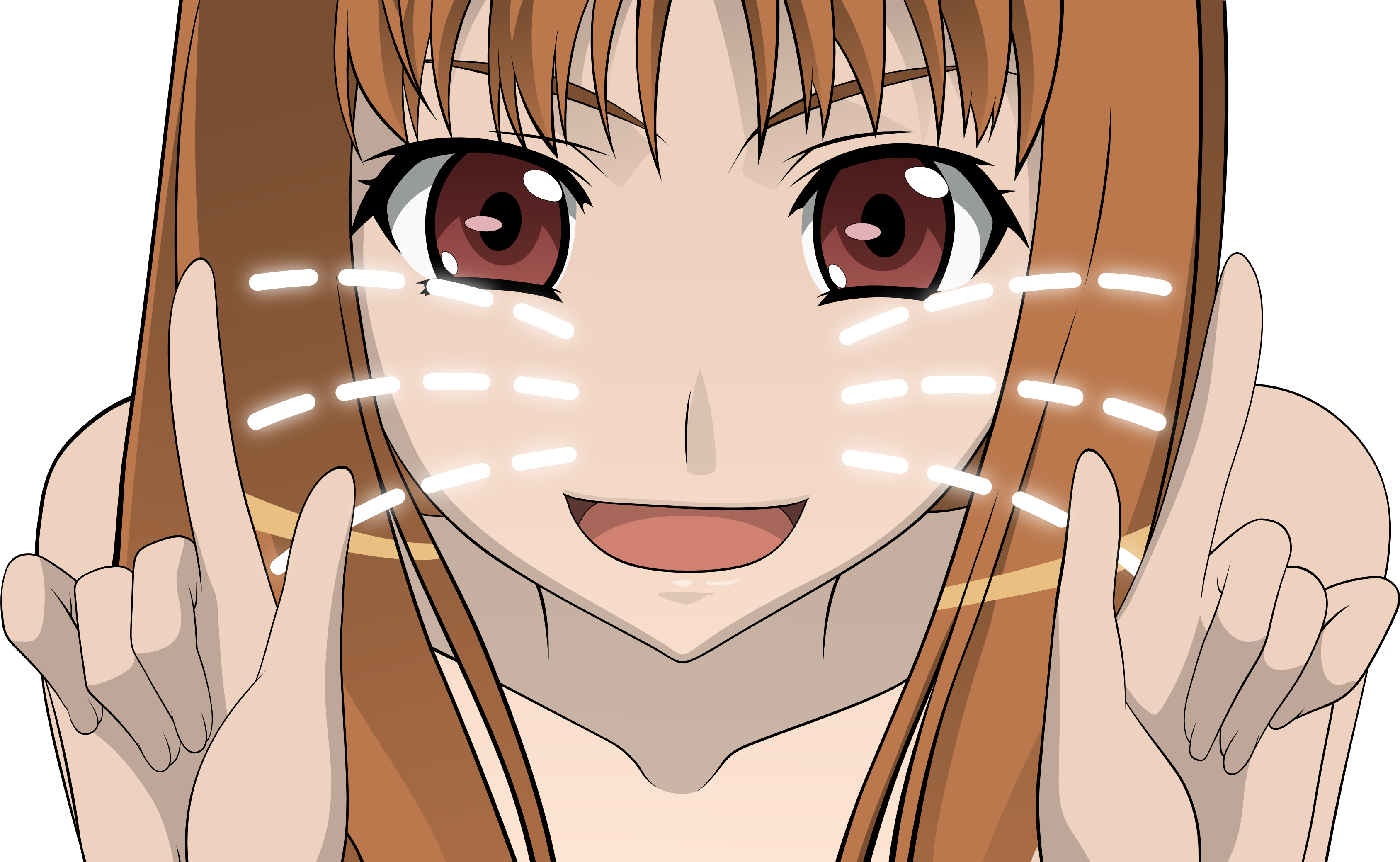 Spice And Wolf Transparent (3500x2078), Png Download
