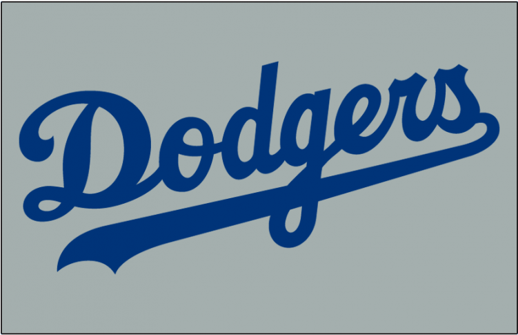 Los Angeles Dodgers Logos Iron Ons - Dodgers Sign (750x930), Png Download