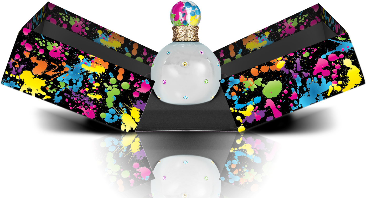 Neon Fantasy Britney Spears Perfume (1500x864), Png Download