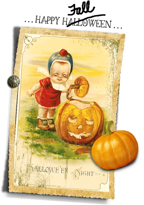 Teddy Bear Artist Denise Purrington - Viktorianische Halloween-nachtgruß-karte Karte (630x1000), Png Download