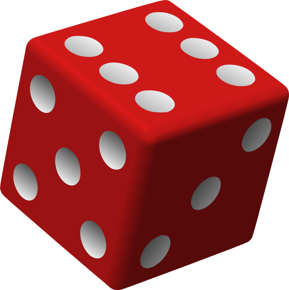 Dice Clipart Dado - Dice Clip Art (594x596), Png Download