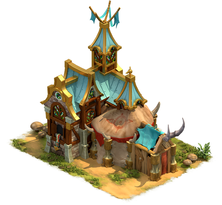 File - Orcsreshum2 - Building (732x703), Png Download