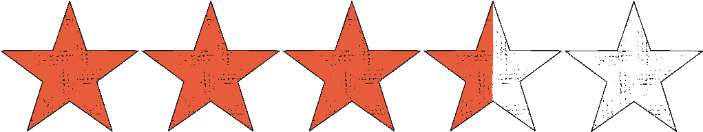Jason Lent - Four And A Half Star Rated (1044x328), Png Download