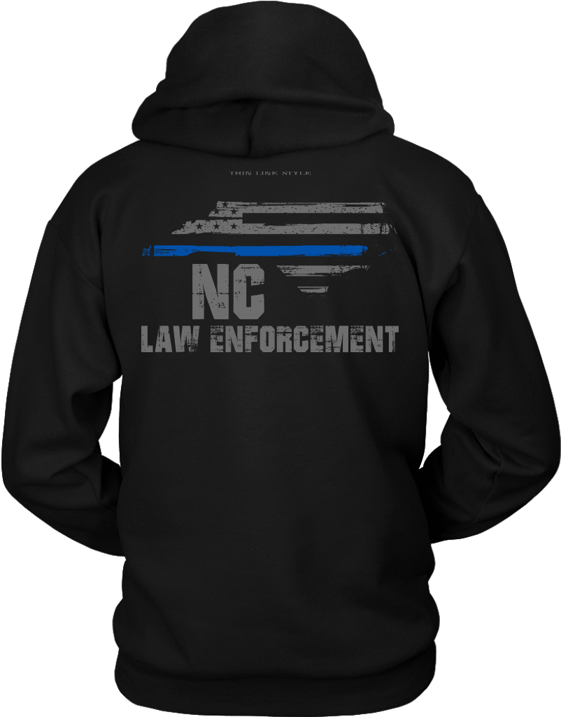 North Carolina Law Enforcement Thin Blue Line Hoodie - South Side Serpents Clothes (1024x1024), Png Download