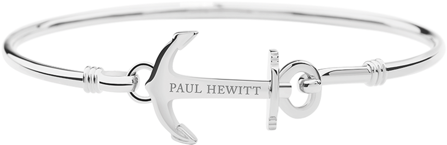 Paul Hewitt Bracelet Anchor Cuff Stainless (1000x1000), Png Download